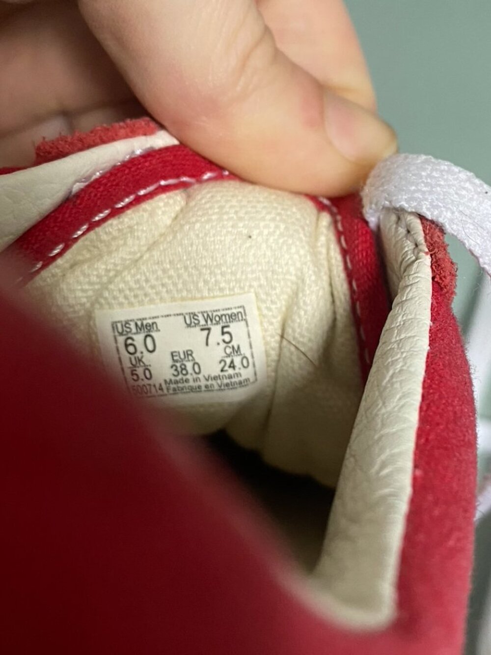 VANS Old Skool Racing Red Sneakers - Picture 4 of 4